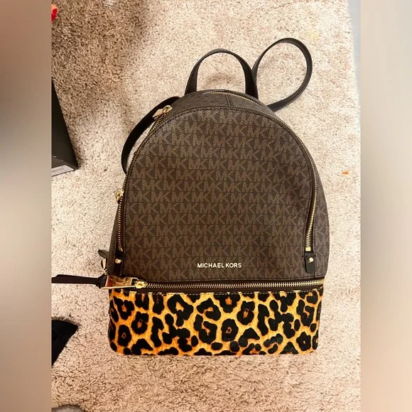 Michael Kors Bags Michael Kors Medium Backpack In Pony Effect
